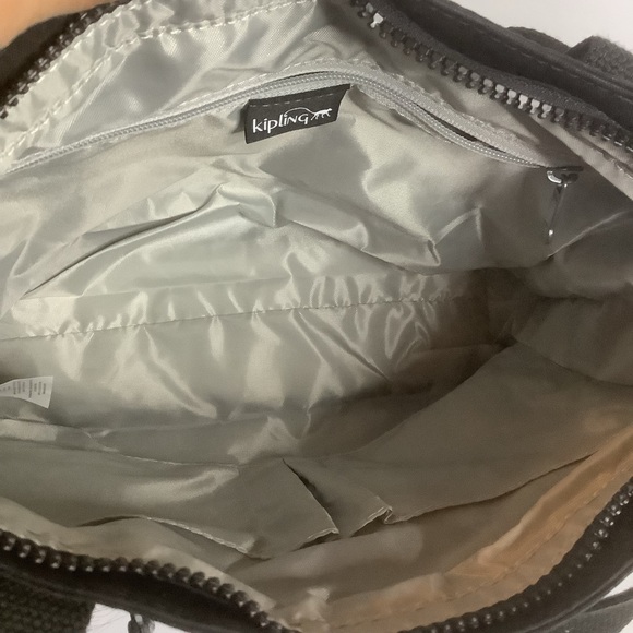 Kipling Black JAYLA Small Shimmering Spot Bag nwt - Picture 11 of 16